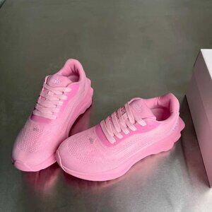 Alo Runner Mesh Low Top Tennis Running Sneakers Pink